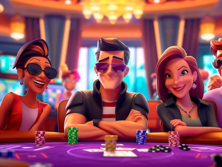 Antarmuka aplikasi alexistog menampilkan meja live dealer dengan dealer profesional dan obrolan multilingual